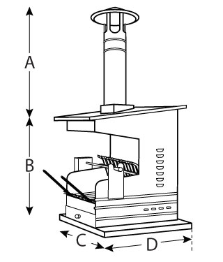 Oven Attachment Dimensions